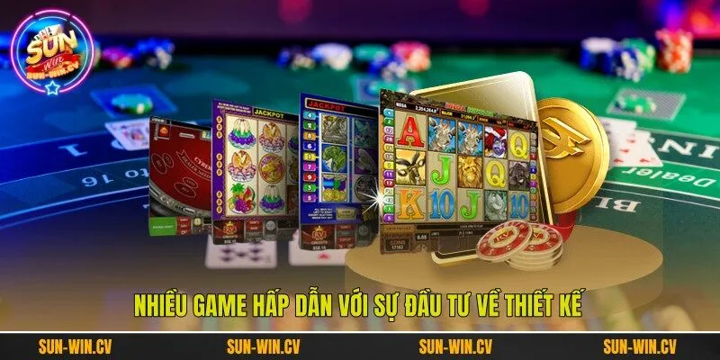 Nhiều game hấp dẫn với sự đầu tư về thiết kế